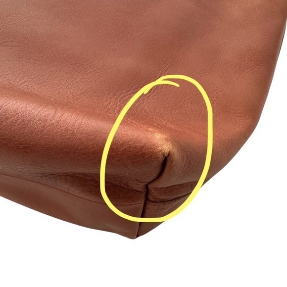Madewell Leather Transport Tote Cognac - Picture 6 of 7